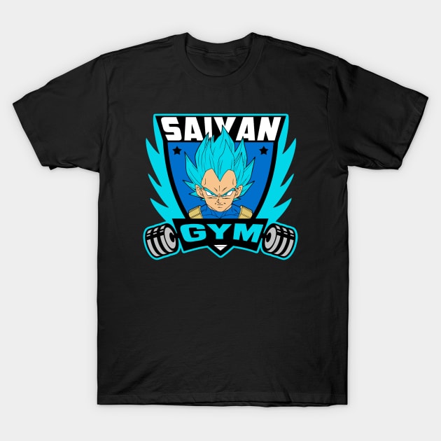 Anime Gym v2 (Blue version) T-Shirt by buby87